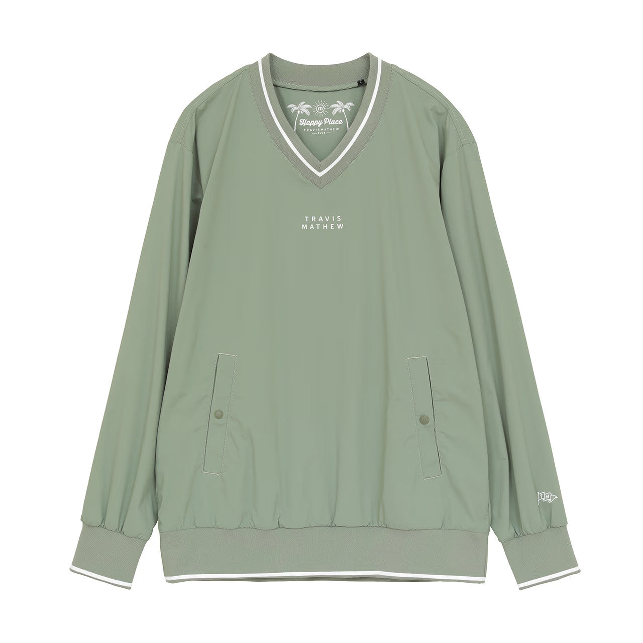 newモデル トラヴィスマシュー Vネックスニードジャケット Mサイズ Travis Mathew】トラヴィスマシュー Vネックスニードジャケット(UNISEX