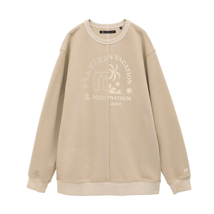 【Travis Mathew】トラヴィスマシュー 製品染め クルーネック スウェット 7AL005