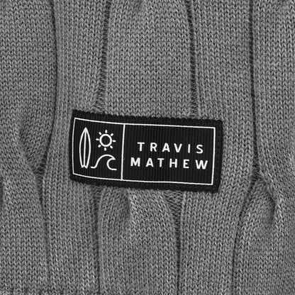 【Travis Mathew】トラヴィスマシュー 製品染め クルーネック ケーブルセーター 7AL044