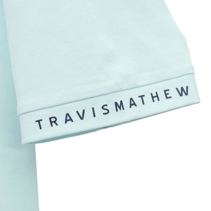 【Travis Mathew】トラヴィスマシュー ソフトタッチ ロゴプリント 半袖モックネック 7AL014