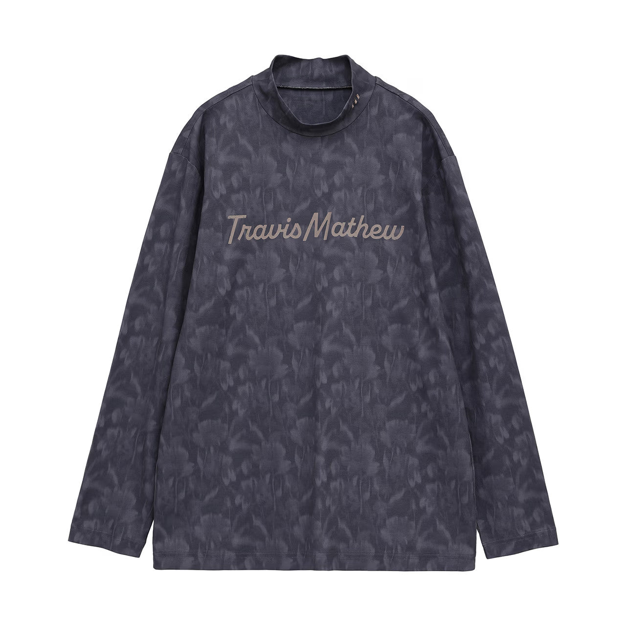 【Travis Mathew】トラヴィスマシュー　総柄 長袖 モックネック(MENS)　7AM030