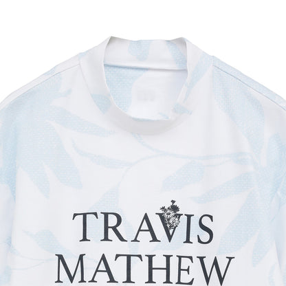 【Travis Mathew】トラヴィスマシュー　フラワー柄 半袖 モックネック(MENS)　7AM012