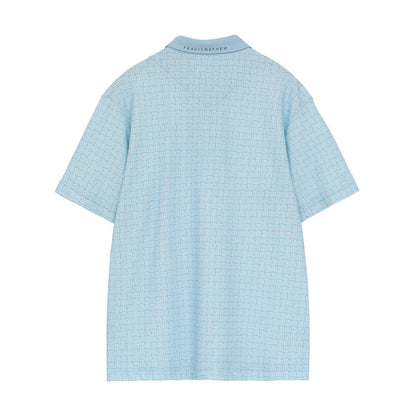 【Travis Mathew】トラヴィスマシュー　ラッセル編み半袖プリントポロ(MENS)　7AN031