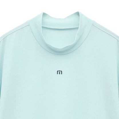【Travis Mathew】トラヴィスマシュー ソフトタッチ ロゴプリント 半袖モックネック 7AL014