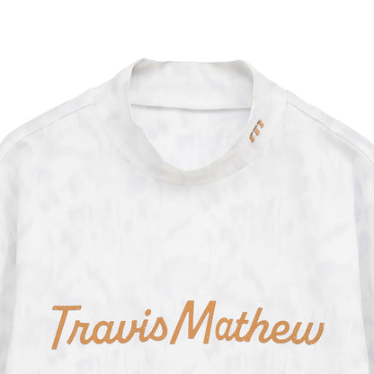 【Travis Mathew】トラヴィスマシュー　総柄 長袖 モックネック(MENS)　7AM030