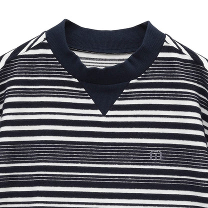 【Travis Mathew】トラヴィスマシュー パイルボーダー 半袖モックネック 7AL015