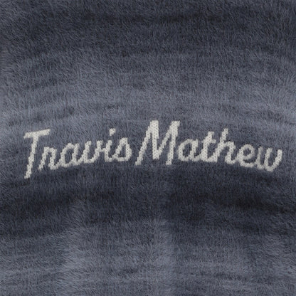 【Travis Mathew】トラヴィスマシュー　かすり染め フェザーニット カーディガン(MENS)　7AM028
