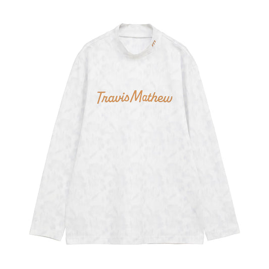 【Travis Mathew】トラヴィスマシュー　総柄 長袖 モックネック(MENS)　7AM030