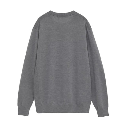 【Travis Mathew】トラヴィスマシュー　ウール混 クルーネック ロゴセーター(MENS) 【石川遼プロ着用】　7AM044