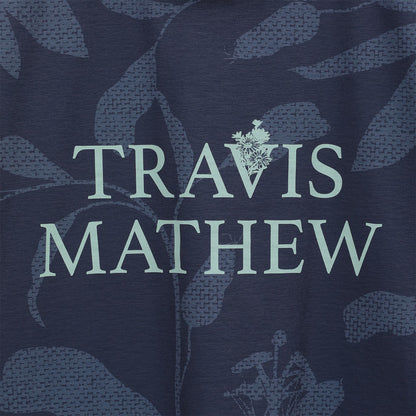 【Travis Mathew】トラヴィスマシュー　フラワー柄 半袖 モックネック(MENS)　7AM012