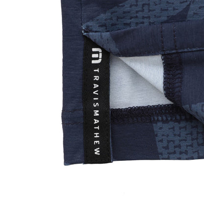 【Travis Mathew】トラヴィスマシュー　フラワー柄 半袖 モックネック(MENS)　7AM012