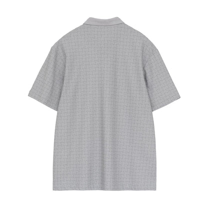 【Travis Mathew】トラヴィスマシュー　ラッセル編み半袖プリントポロ(MENS)　7AN031