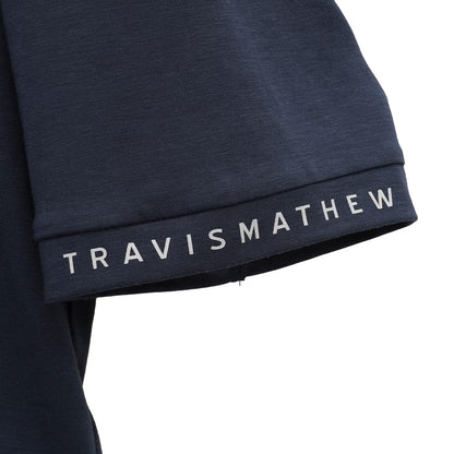 【Travis Mathew】トラヴィスマシュー ソフトタッチ ロゴプリント 半袖モックネック 7AL014
