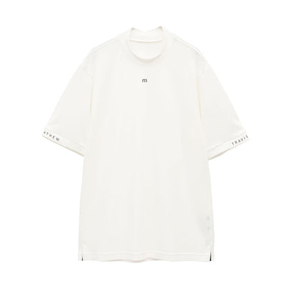 【Travis Mathew】トラヴィスマシュー ソフトタッチ ロゴプリント 半袖モックネック 7AL014