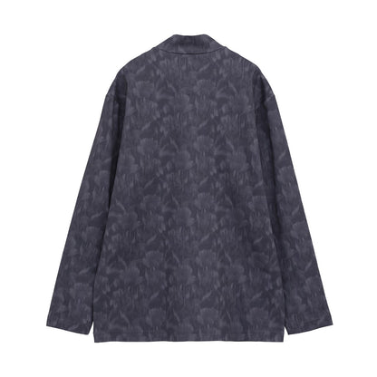 【Travis Mathew】トラヴィスマシュー　総柄 長袖 モックネック(MENS)　7AM030