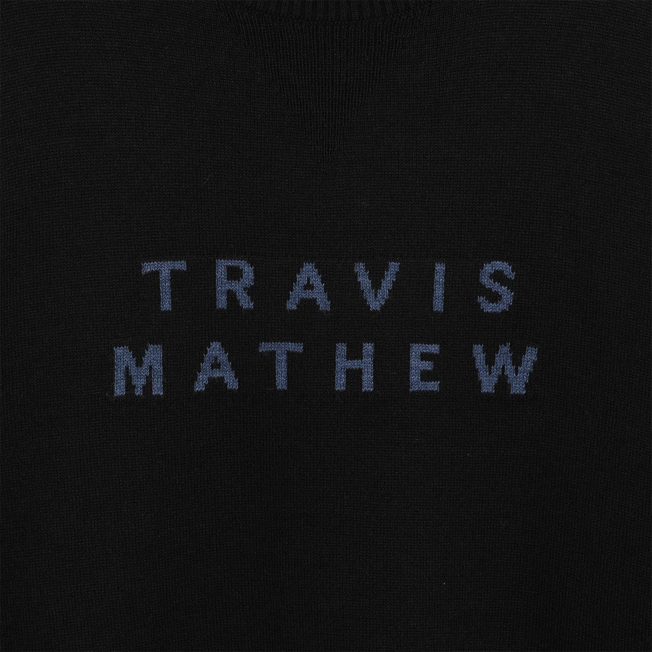 【Travis Mathew】トラヴィスマシュー　ウール混 クルーネック ロゴセーター(MENS) 【石川遼プロ着用】　7AM044