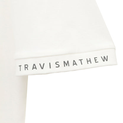 【Travis Mathew】トラヴィスマシュー ソフトタッチ ロゴプリント 半袖モックネック 7AL014