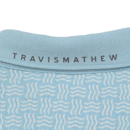 【Travis Mathew】トラヴィスマシュー　ラッセル編み半袖プリントポロ(MENS)　7AN031