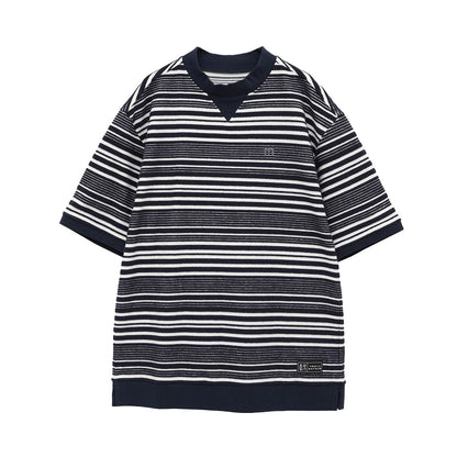 【Travis Mathew】トラヴィスマシュー パイルボーダー 半袖モックネック 7AL015