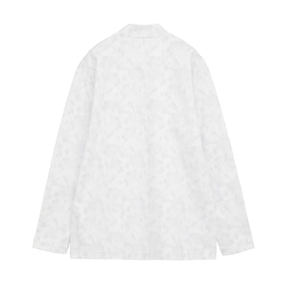 【Travis Mathew】トラヴィスマシュー　総柄 長袖 モックネック(MENS)　7AM030