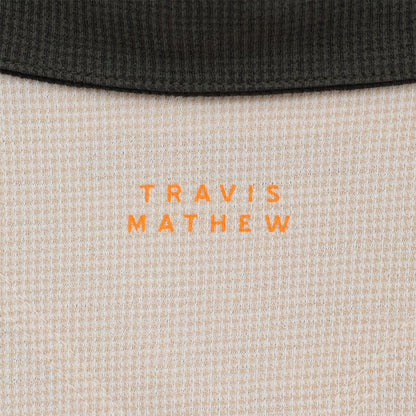 【Travis Mathew】トラヴィスマシュー　ハウンドトゥース 涼感ポロ(MENS)【石川遼プロ着用】7AM053