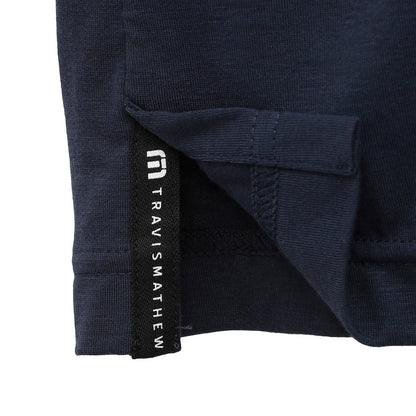 【Travis Mathew】トラヴィスマシュー ソフトタッチ ロゴプリント 半袖モックネック 7AL014