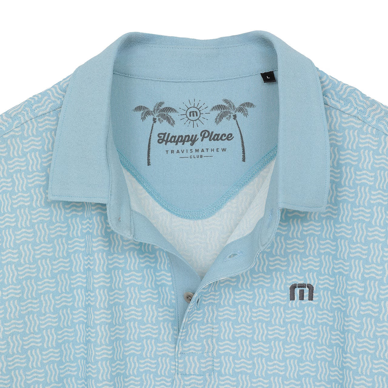 【Travis Mathew】トラヴィスマシュー　ラッセル編み半袖プリントポロ(MENS)　7AN031