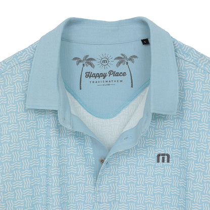 【Travis Mathew】トラヴィスマシュー　ラッセル編み半袖プリントポロ(MENS)　7AN031
