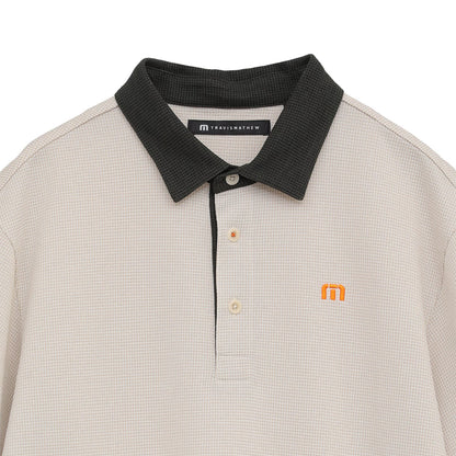 【Travis Mathew】トラヴィスマシュー　ハウンドトゥース 涼感ポロ(MENS)【石川遼プロ着用】7AM053