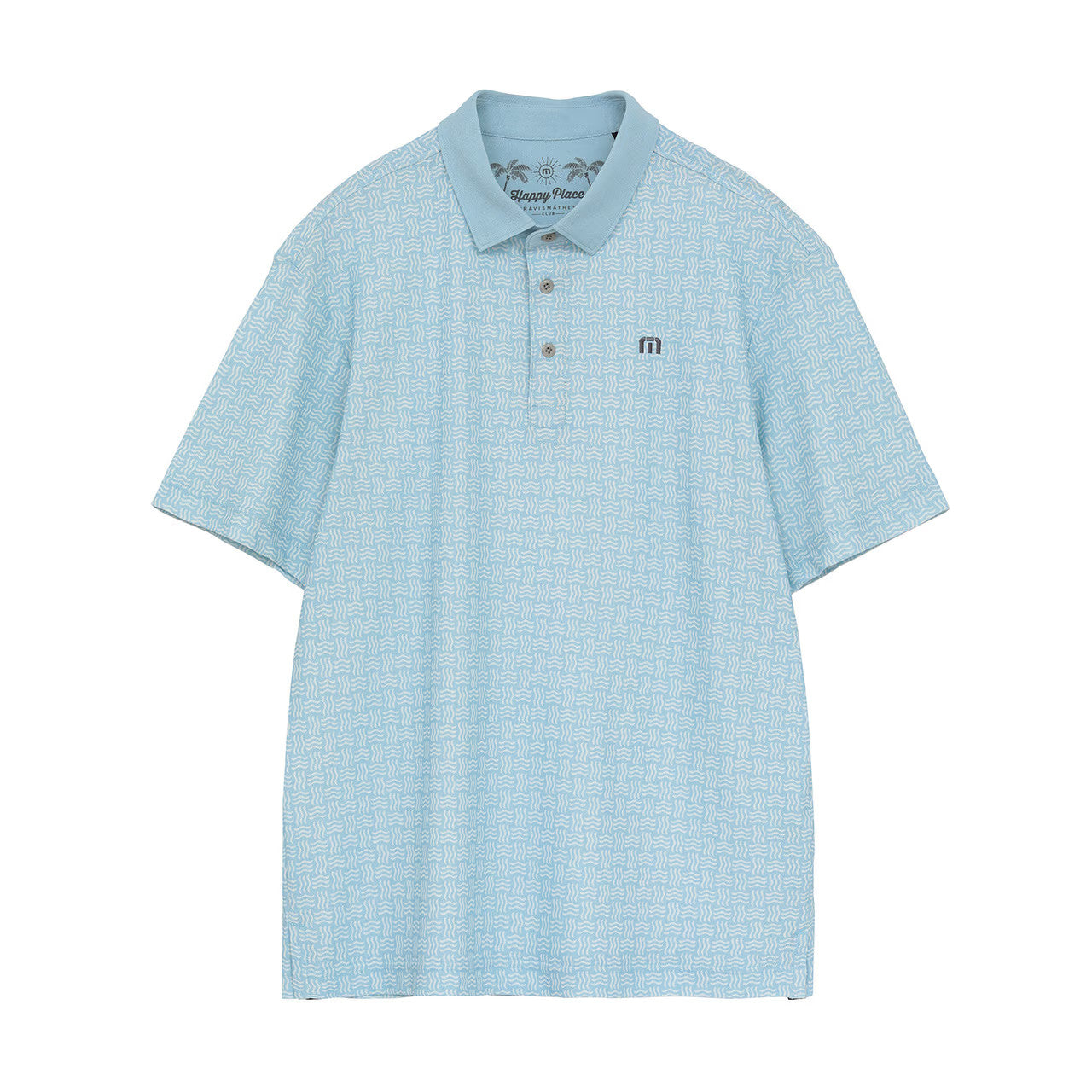 【Travis Mathew】トラヴィスマシュー　ラッセル編み半袖プリントポロ(MENS)　7AN031