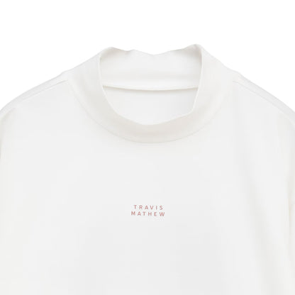 【Travis Mathew】トラヴィスマシュー　バックプリント 長袖 モックネック(MENS)　7AM029