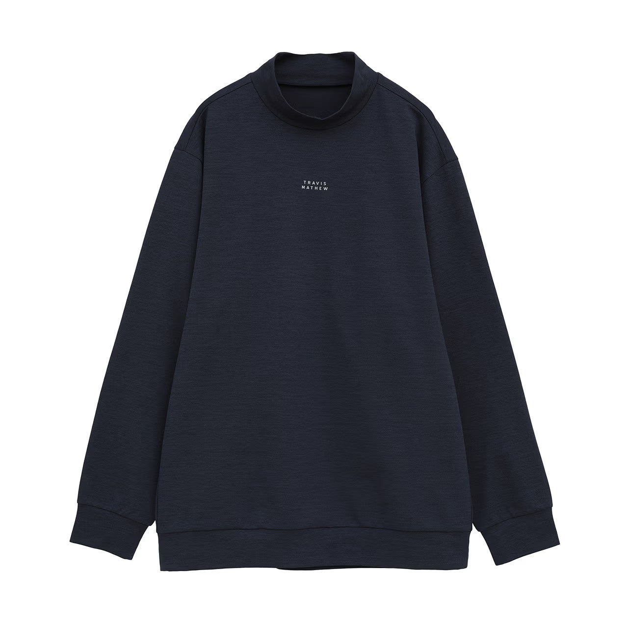 【Travis Mathew】トラヴィスマシュー　バックプリント 長袖 モックネック(MENS)　7AM029
