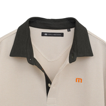 【Travis Mathew】トラヴィスマシュー　ハウンドトゥース 涼感ポロ(MENS)【石川遼プロ着用】7AM053