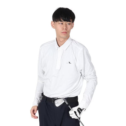 ﾒﾝｽﾞﾎﾟﾛｼｬﾂ　071-22911　24FW　ゴルフ用品,メンズウェア,ゴルフウェア,J.LINDERBERG,ジェイ・リンドバーグ,長袖,ポロシャツ,ストレッチ性,温度調節機能