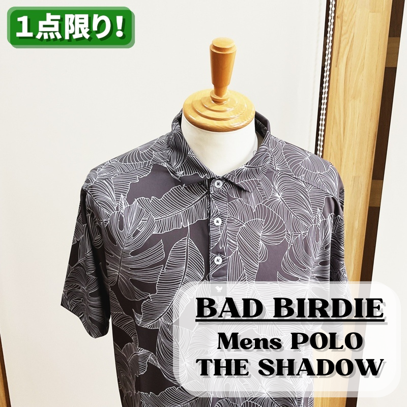【BAD BIRDIE】MENS POLO   THE SHADOW　バッドバーディ　メンズ ポロ  シャドウ【海外直輸入品　日本未発売】