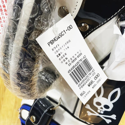 ｷｬﾃﾞｨﾊﾞｯｸﾞ【Psycho Bunny】サイコバニー　キャディバッグ　PBMG4SC1　24SS　9.0型　ﾎﾜｲﾄ　ゴルフ用品,キャディバッグ,ゴルフバッグ,ゴルフグッズ,キャディバック,Psycho Bunny,サイコバニー,ブラック