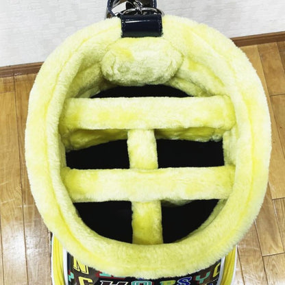 ｷｬﾃﾞｨﾊﾞｯｸﾞ【Psycho Bunny】サイコバニー　キャディバッグ　PBMG4SC1　24SS　9.0型　ﾈｲﾋﾞｰ　ゴルフ用品,キャディバッグ,ゴルフバッグ,ゴルフグッズ,キャディバック,Psycho Bunny,サイコバニー,ブラック