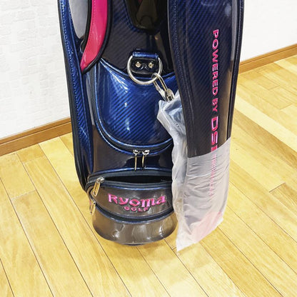 ｷｬﾃﾞｨﾊﾞｯｸﾞ【RYOMA GOLF】リョーマゴルフ　RYOMA エナメル　ﾈｲﾋﾞｰ　ゴルフ用品,キャディバッグ,ゴルフバッグ,ゴルフグッズ,キャディバック,ryoma golf,リョーマゴルフ,ネイビー