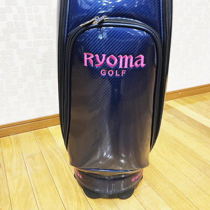 ｷｬﾃﾞｨﾊﾞｯｸﾞ【RYOMA GOLF】リョーマゴルフ　RYOMA エナメル　ﾈｲﾋﾞｰ　ゴルフ用品,キャディバッグ,ゴルフバッグ,ゴルフグッズ,キャディバック,ryoma golf,リョーマゴルフ,ネイビー