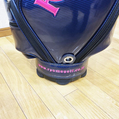 ｷｬﾃﾞｨﾊﾞｯｸﾞ【RYOMA GOLF】リョーマゴルフ　RYOMA エナメル　ﾈｲﾋﾞｰ　ゴルフ用品,キャディバッグ,ゴルフバッグ,ゴルフグッズ,キャディバック,ryoma golf,リョーマゴルフ,ネイビー
