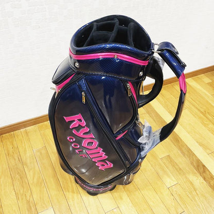 ｷｬﾃﾞｨﾊﾞｯｸﾞ【RYOMA GOLF】リョーマゴルフ　RYOMA エナメル　ﾈｲﾋﾞｰ　ゴルフ用品,キャディバッグ,ゴルフバッグ,ゴルフグッズ,キャディバック,ryoma golf,リョーマゴルフ,ネイビー