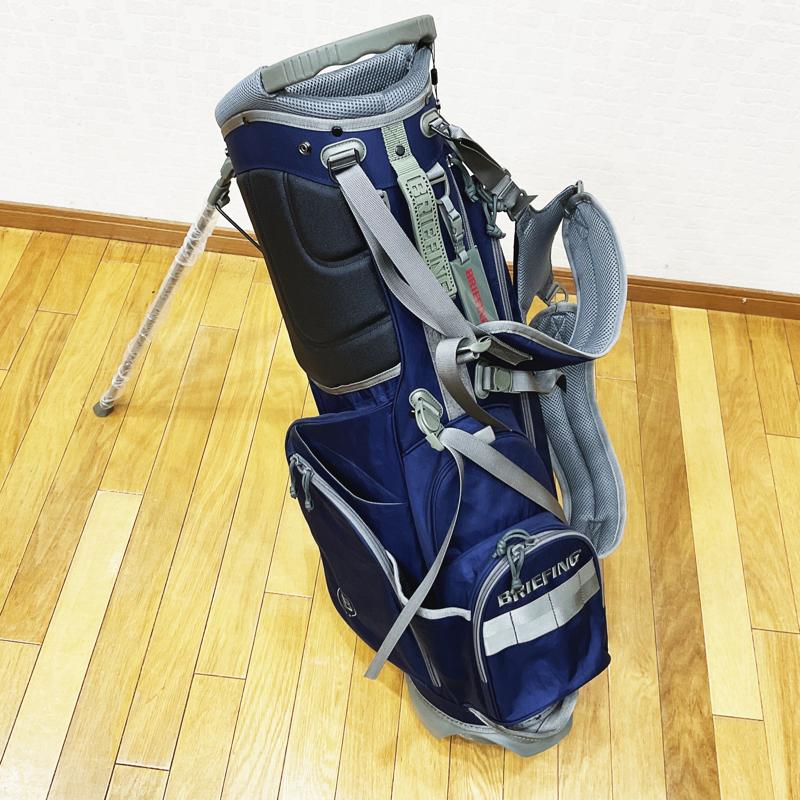 BRIEFING】ブリーフィング キャディバッグ CR-4 #02 XP WOLF GRAY NAVY 