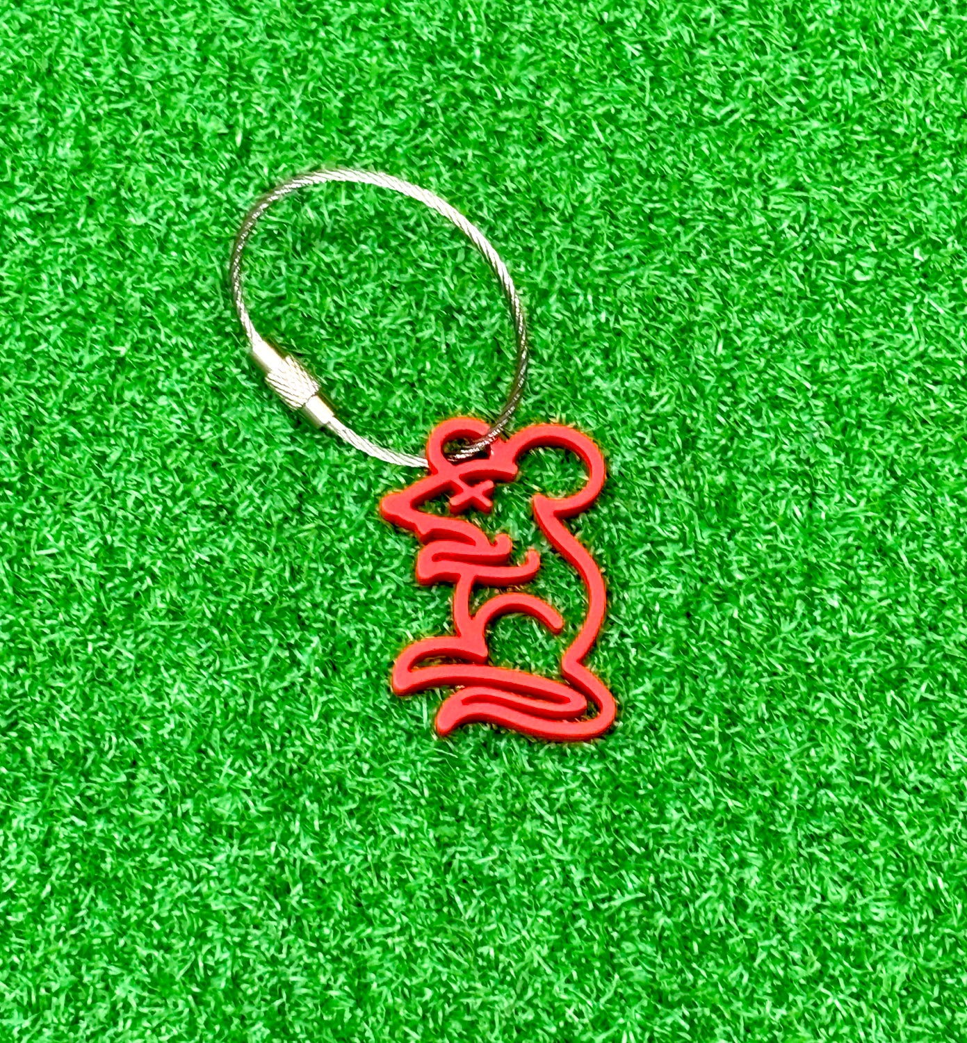 【Scotty Cameron】SOFT TOUCH TOUR RAT KEY FOB　スコッティキャメロン ソフトタッチ ツアーラット キーフォブ　レッド