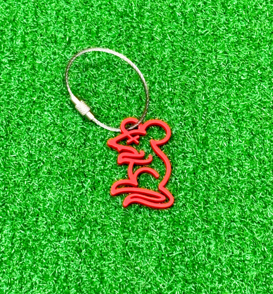 【Scotty Cameron】SOFT TOUCH TOUR RAT KEY FOB　スコッティキャメロン ソフトタッチ ツアーラット キーフォブ　レッド