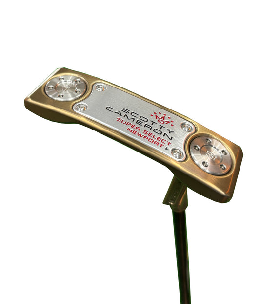 【Scotty Cameron】SUPER SELECT NEWPORT+ BRONZ DLX MOTO　スコッティキャメロン スーパーセレクト ニューポートプラス ブロンズDLX カスタムパター