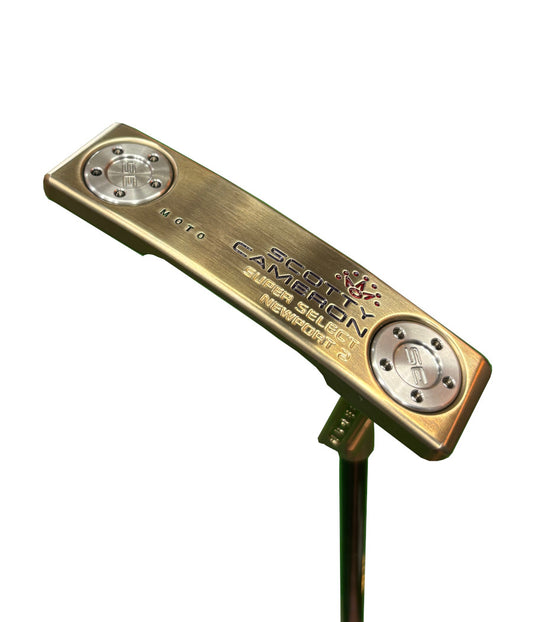 【Scotty Cameron】SUPER SELECT NEWPORT２ BRONZ DLX MOTO　スコッティキャメロン スーパーセレクト ニューポート2 ブロンズDLX　カスタムパター