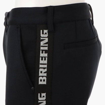 ﾒﾝｽﾞｳｪｱ　BRG231M51 SIDE LOGO LINE PA　ゴルフ用品,メンズウェア,ゴルフウェア,ブリーフィング,briefing,正規品,人気ブランド,パンツ,ズボン,サイドロゴ,ラインパンツ,ブラック