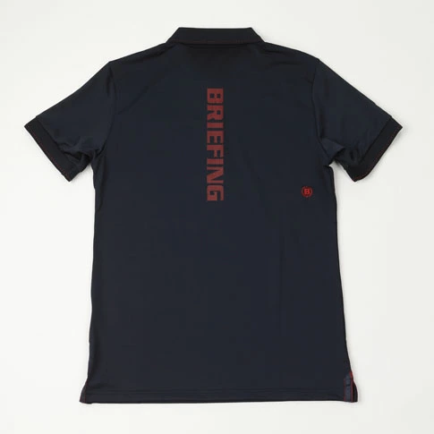BRIEFING ネイビーレッド ポロ S BRIEFING】ブリーフィング メンズゴルフウェア ポロシャツ MENS