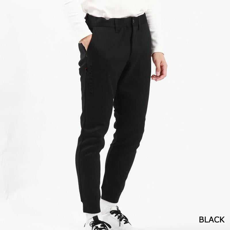 ﾒﾝｽﾞｳｪｱ BRG233M56 ﾊﾟﾝﾂ MENS WARM 3D LOGO JOGGER PANTS　メンズ ウォーム ３Dロゴ ジョガーパンツ　ブラック　ゴルフ用品,メンズウェア,ゴルフウェア,ブリーフィング,briefing,正規品,人気ブランド,