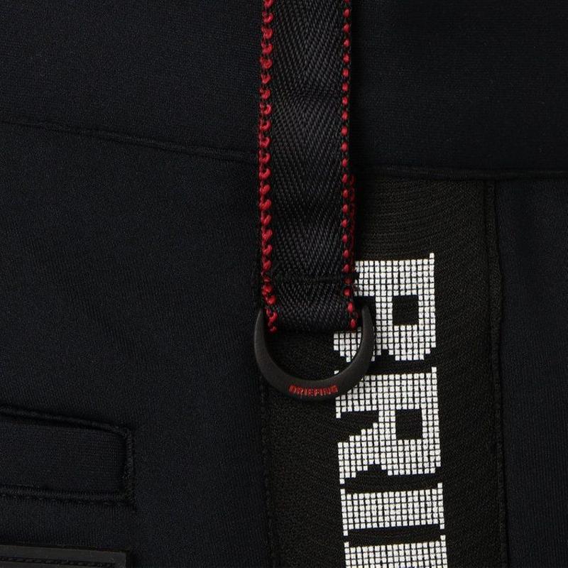 ﾒﾝｽﾞｳｪｱ　BRG231M51 SIDE LOGO LINE PA　ゴルフ用品,メンズウェア,ゴルフウェア,ブリーフィング,briefing,正規品,人気ブランド,パンツ,ズボン,サイドロゴ,ラインパンツ,ブラック